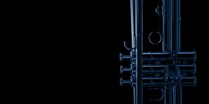 Blue Horn Background