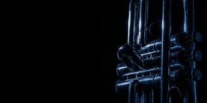 Blue Horn Background